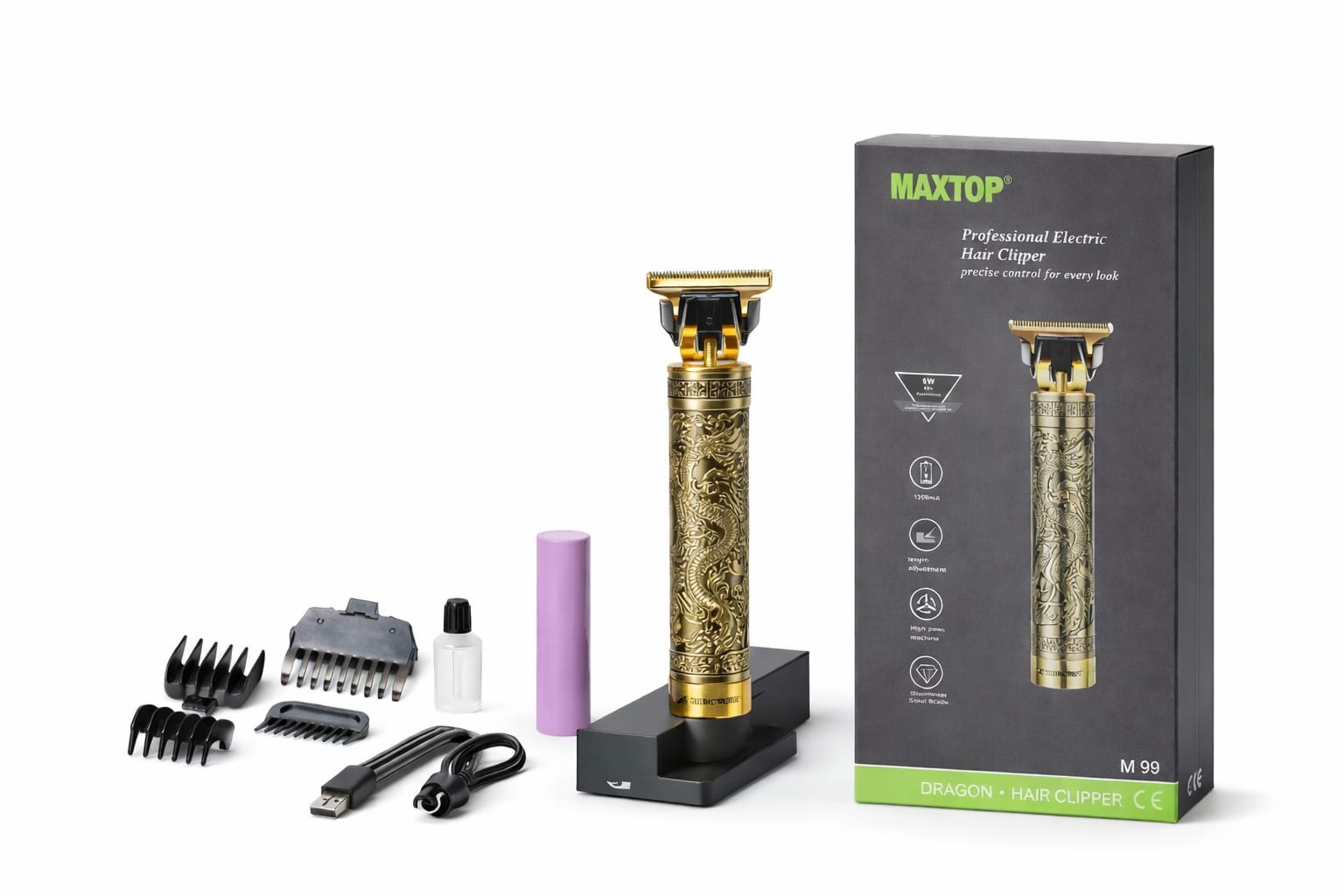 Professioneller Präzisions-Haarschneider mit Zubehörset